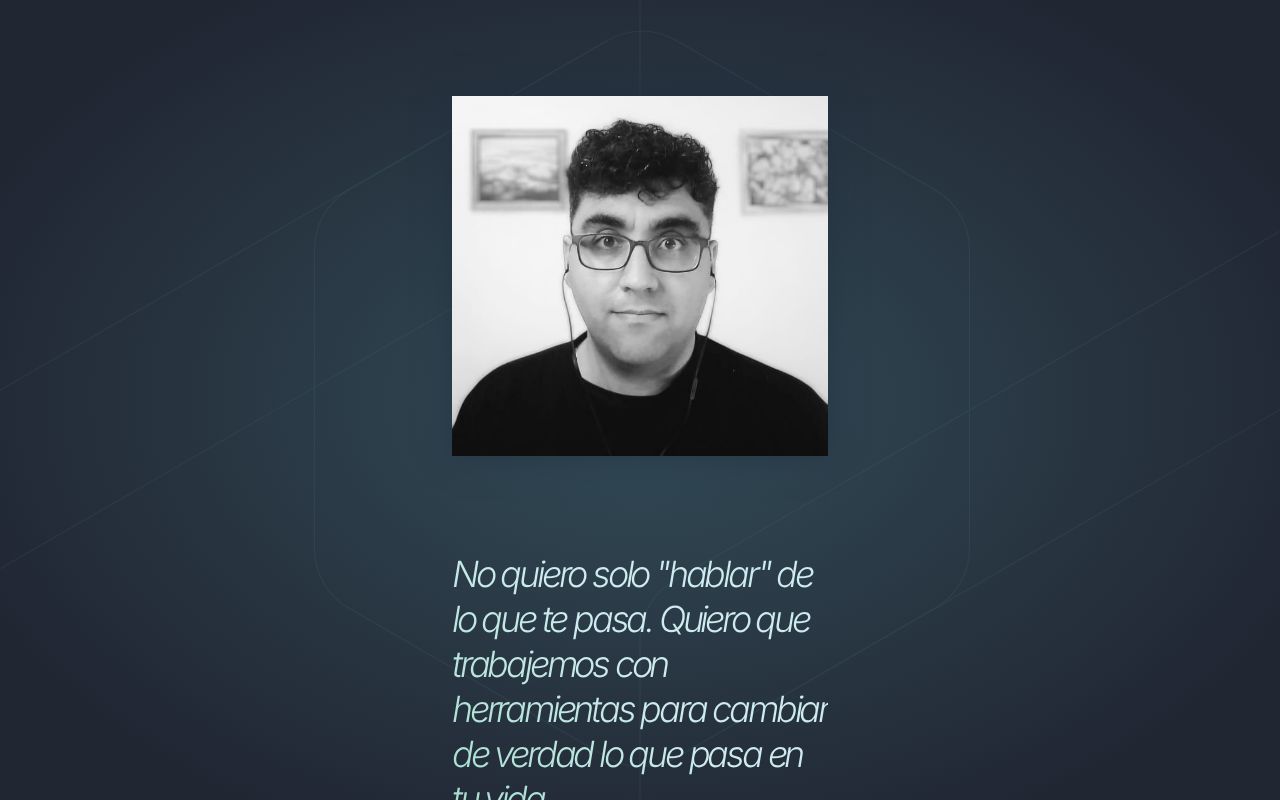 Alejandro Pacheco, Psicólogo Clínico